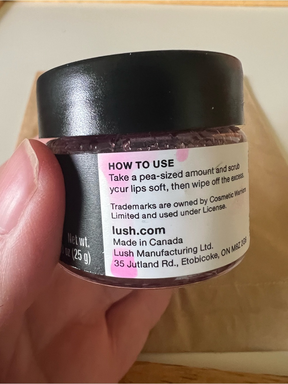 LUSH Cherry Bubblegum Lip Scrub - NEW DISCONTINUED HARD TO FIND - Picture 4 of 6